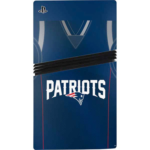 NFL New England Patriots Team Jersey PS5 Pro Disk Console Skin