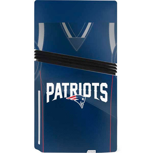 NFL New England Patriots Team Jersey PS5 Pro Disk Console Skin