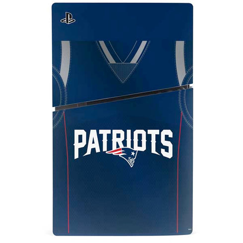 NFL New England Patriots Team Jersey PS5 Slim Digital Edition Console Skin