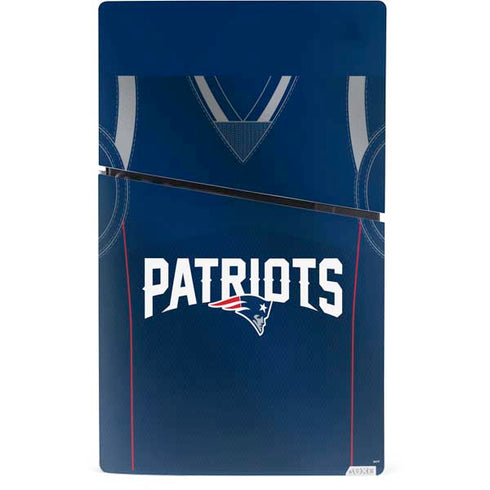 NFL New England Patriots Team Jersey PS5 Slim Digital Edition Console Skin