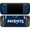 NFL New England Patriots Team Jersey Steam Deck Handheld Gaming Computer OLED Skin