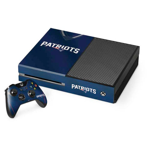 NFL New England Patriots Team Jersey Xbox One Console and Controller Bundle Skin