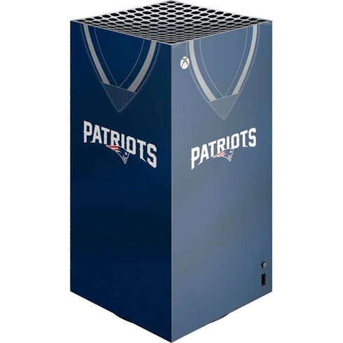 NFL New England Patriots Team Jersey XBox Series X Digital Edition Console Skin