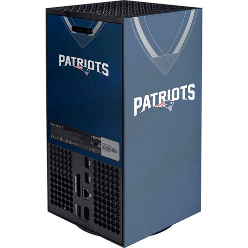 NFL New England Patriots Team Jersey XBox Series X Digital Edition Console Skin