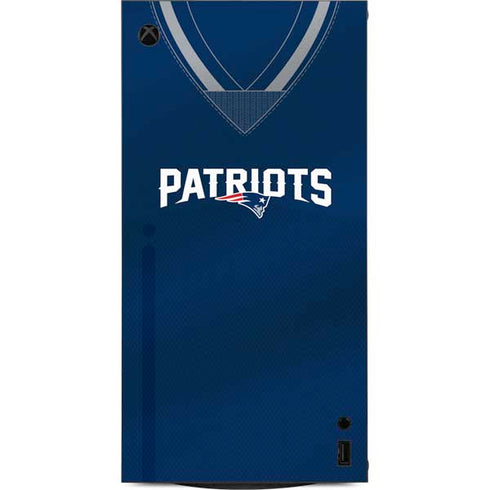 NFL New England Patriots Team Jersey XBox Series X Digital Edition Console Skin
