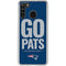 NFL New England Patriots Team Motto Galaxy A21 Clear Case