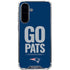 NFL New England Patriots Team Motto Galaxy A36 5G Clear Case