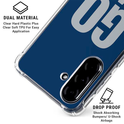 NFL New England Patriots Team Motto Galaxy A36 5G Clear Case