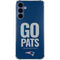NFL New England Patriots Team Motto Galaxy A55 5G Clear Case