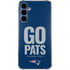 NFL New England Patriots Team Motto Galaxy A55 5G Clear Case