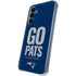 NFL New England Patriots Team Motto Galaxy A55 5G Clear Case