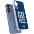 NFL New England Patriots Team Motto Galaxy A55 5G Clear Case