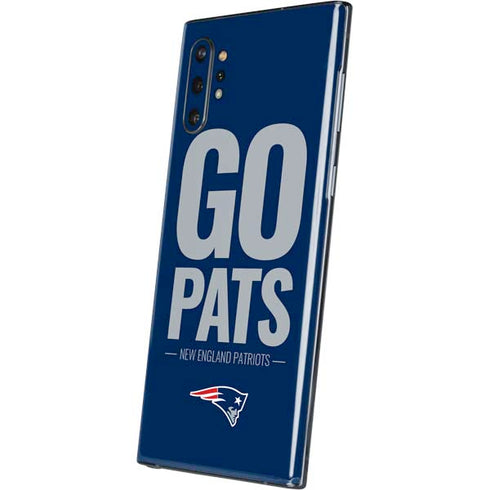 NFL New England Patriots Team Motto Galaxy Note 10 Plus Skin