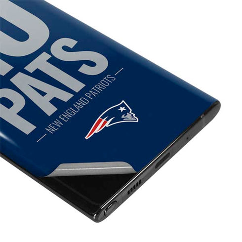 NFL New England Patriots Team Motto Galaxy Note 10 Plus Skin