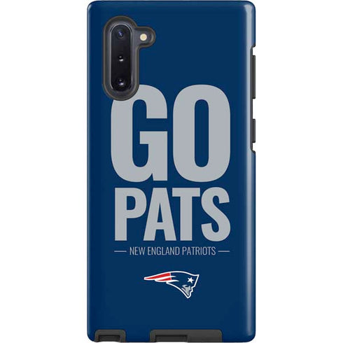 NFL New England Patriots Team Motto Galaxy Note 10 Pro Case