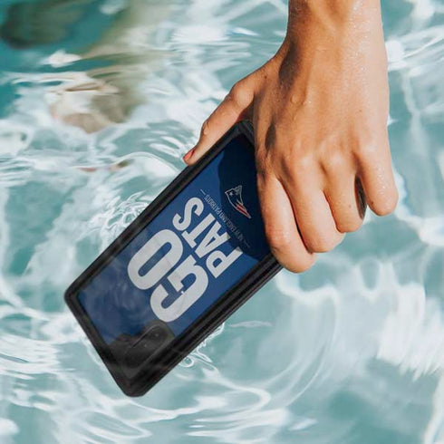 NFL New England Patriots Team Motto Galaxy Note 10 Waterproof Case