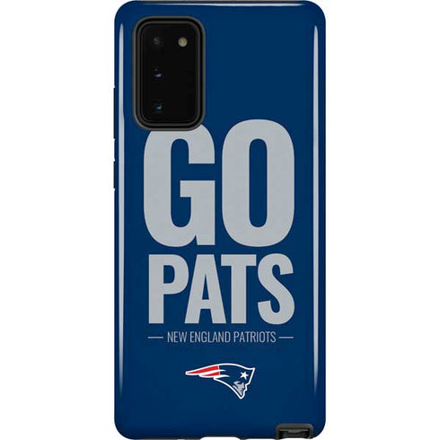 NFL New England Patriots Team Motto Galaxy Note20 5G Pro Case