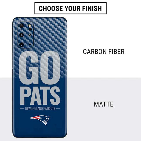 NFL New England Patriots Team Motto Galaxy S20 Plus Skin