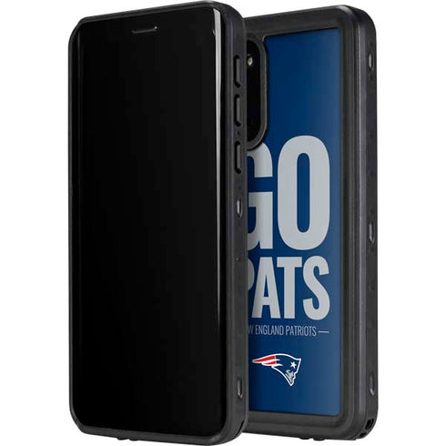 NFL New England Patriots Team Motto Galaxy S20 Plus Waterproof Case