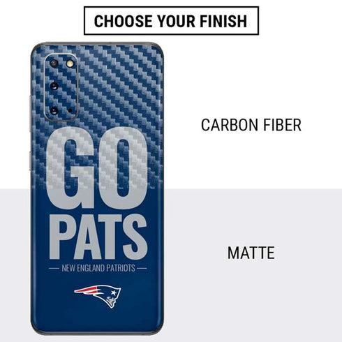 NFL New England Patriots Team Motto Galaxy S20 Skin