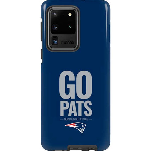 NFL New England Patriots Team Motto Galaxy S20 Ultra 5G Pro Case