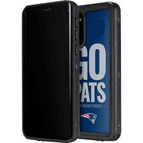 NFL New England Patriots Team Motto Galaxy S20 Waterproof Case