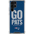 NFL New England Patriots Team Motto Galaxy S23 Ultra Clear Case