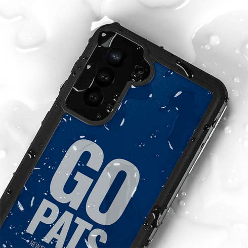 NFL New England Patriots Team Motto Galaxy S24 Plus Waterproof Case