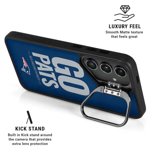 NFL New England Patriots Team Motto Galaxy S25 Ultra Kickstand Case