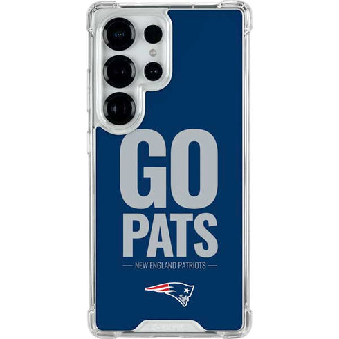 NFL New England Patriots Team Motto Galaxy S25 Ultra Clear Case