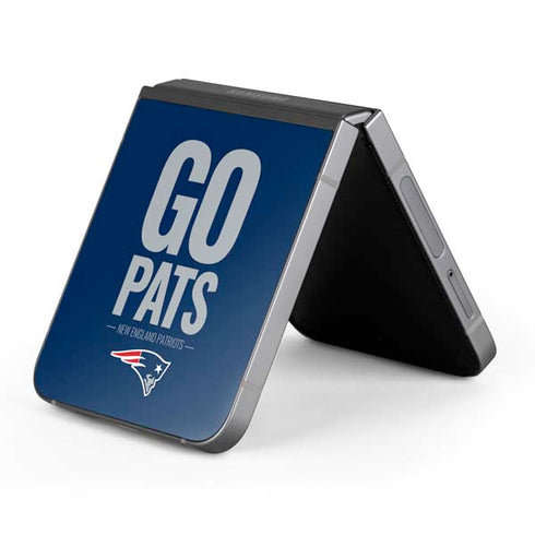 NFL New England Patriots Team Motto Galaxy Z Flip6 Skin