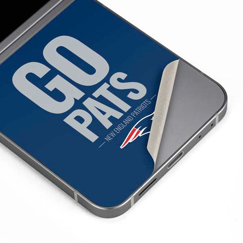 NFL New England Patriots Team Motto Galaxy Z Flip6 Skin