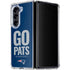 NFL New England Patriots Team Motto Galaxy Z Fold5 5G Clear Case