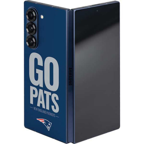 NFL New England Patriots Team Motto Galaxy Z Fold6 Skin