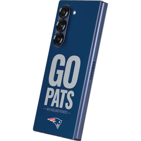 NFL New England Patriots Team Motto Galaxy Z Fold6 Skin