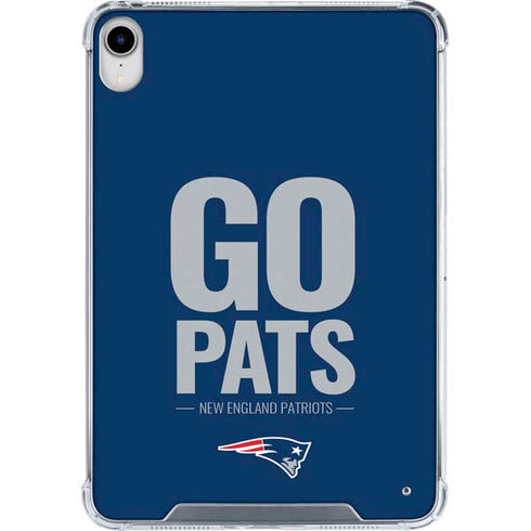 NFL New England Patriots Team Motto iPad 11th Gen (2025) Clear Case