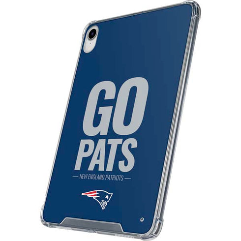 NFL New England Patriots Team Motto iPad 11th Gen (2025) Clear Case
