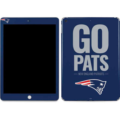 NFL New England Patriots Team Motto Apple iPad Skin