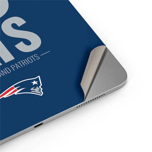 NFL New England Patriots Team Motto Apple iPad Air Skin