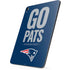 NFL New England Patriots Team Motto Apple iPad Pro Skin