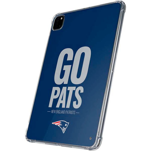 NFL New England Patriots Team Motto iPad Pro 11in (2024) Clear Case