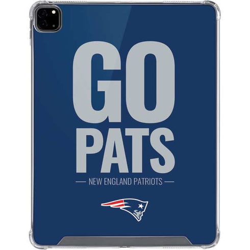 NFL New England Patriots Team Motto iPad Pro 12.9in (2020) Clear Case