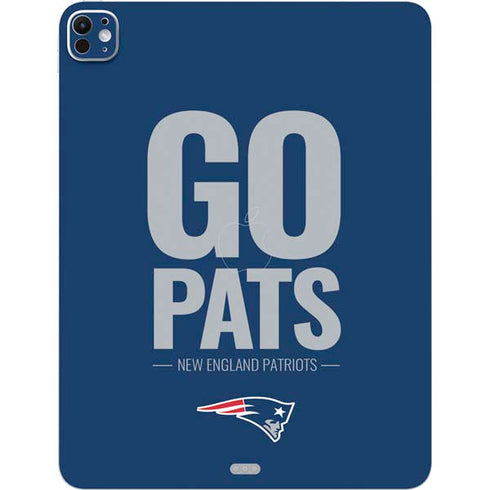 NFL New England Patriots Team Motto iPad Pro 13in M4 (2024) Skin