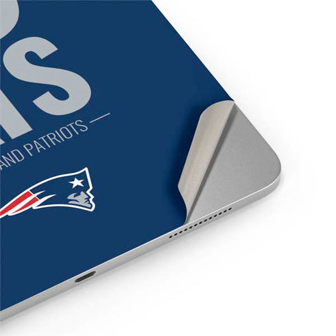 NFL New England Patriots Team Motto iPad Pro 13in M4 (2024) Skin