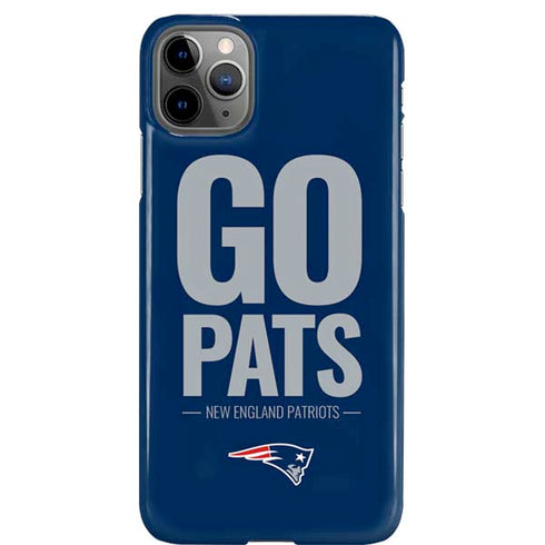 NFL New England Patriots Team Motto iPhone 11 Pro Max Lite Case
