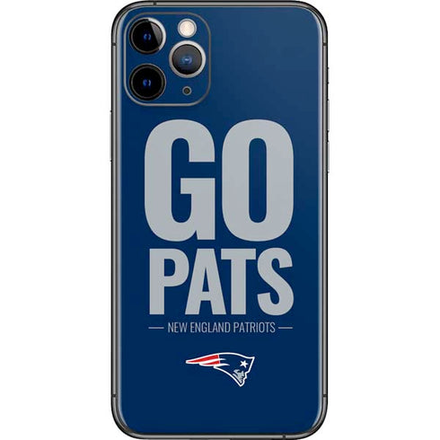 NFL New England Patriots Team Motto iPhone 11 Pro Skin