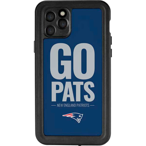 NFL New England Patriots Team Motto iPhone 11 Pro Waterproof Case