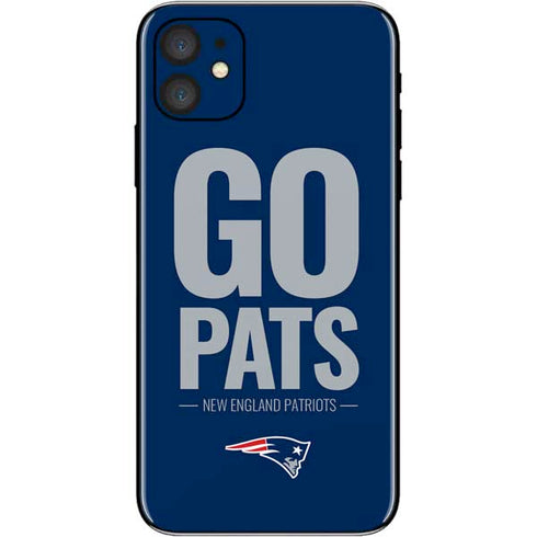 NFL New England Patriots Team Motto iPhone 11 Skin