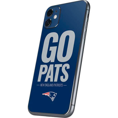 NFL New England Patriots Team Motto iPhone 11 Skin
