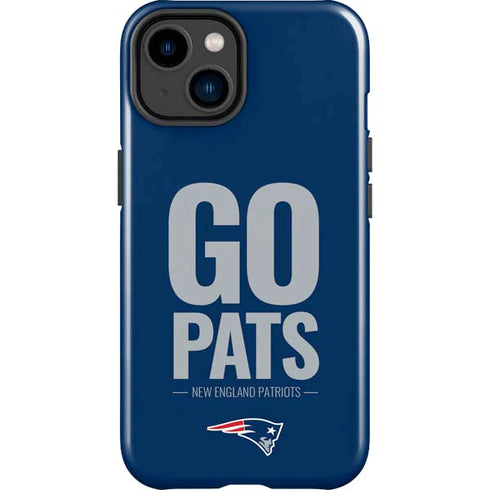 NFL New England Patriots Team Motto iPhone 15 Impact Case